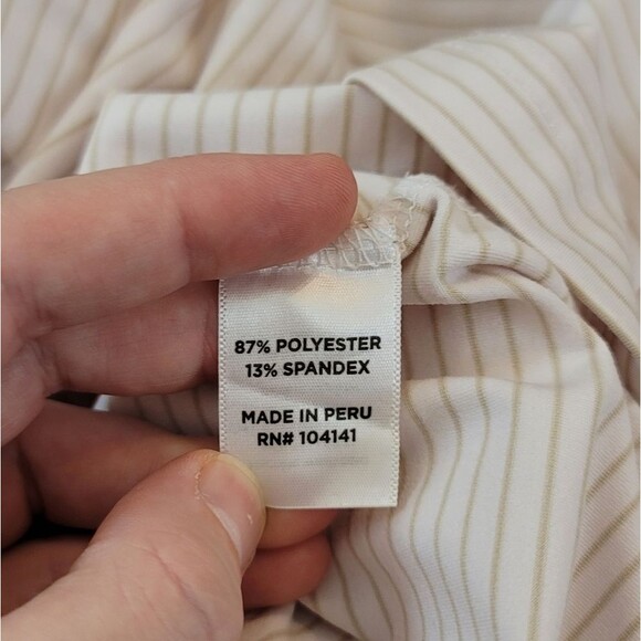 Walter Hagen Striped Polo Tee Size Large - Picture 6 of 10